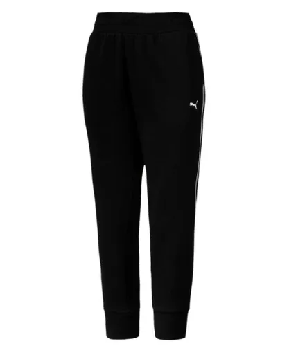 Puma Rebel Womens Track Pants Sweat Joggers Bottoms Black 855419 01 X44A Textile