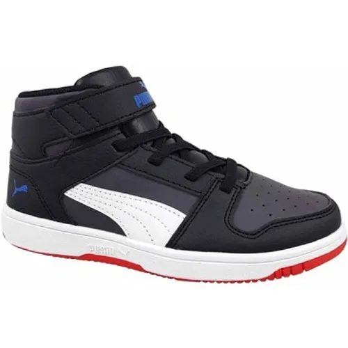 Puma  Rebound Layup Sl V Ps  boys's Children's Shoes (High-top Trainers) in Black