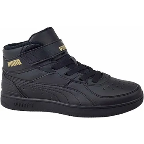 Puma  Rebound Rugged V PS  girls's Children's Shoes (High-top Trainers) in Black