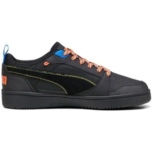 Puma  Rebound V6 Low  men's Shoes (Trainers) in Black