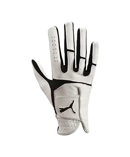Puma Right Hand Leather Flex Lite Performance Golf Glove Womens White 908184 01