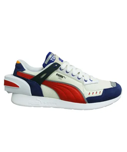 Puma RS-1 Ader Error Textile Lace Up Off White Mens Trainers 369537 01