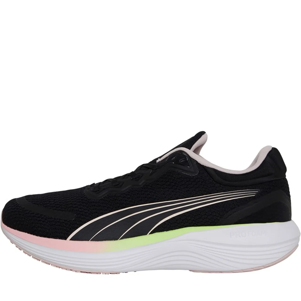 Puma Scend Pro Neutral Running Shoes Black/Pink/Green/White