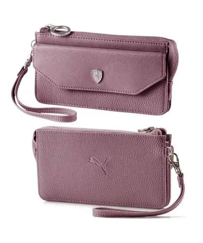 Puma Scuderia Ferrari Womens Wallet Clutch Purse Purple 053535 02 Textile - One Size