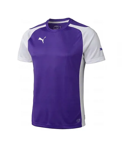 Puma Short Sleeve Round Neck Purple Mens T-Shirt 701906 10