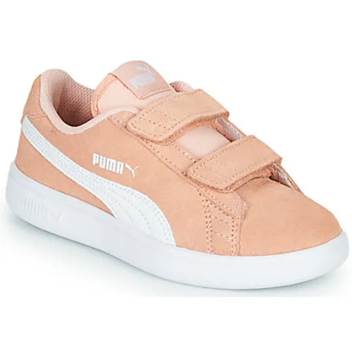 Puma  SMASH PSV PEACH  girls's Children's Shoes (Trainers) in Pink