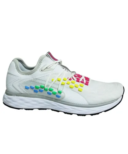 Puma Speed 600 Fusefit Heat Map Lace Up Womens Running Trainers 192519 01 - White