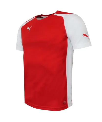 Puma Speed Jersey Training Gym Sports T-Shirt Red - Mens