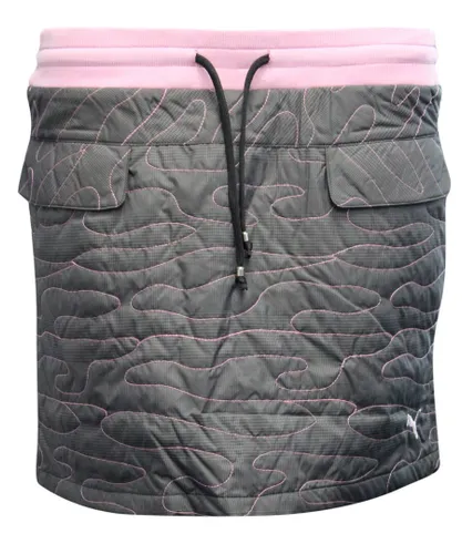 Puma Sports Lifestyle Womens Skirt Tennis Fitness Grey Pink 903797 01 Textile
