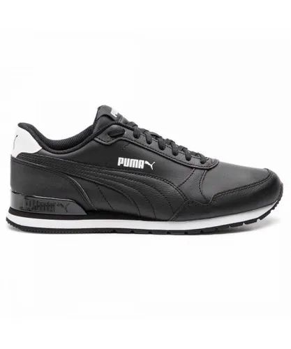 Puma ST Runner v3 Black Mens Trainers Leather (archived)