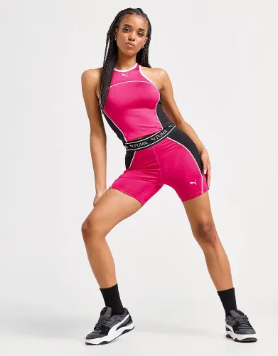 Puma Strong 5" Shorts - Pink - Womens
