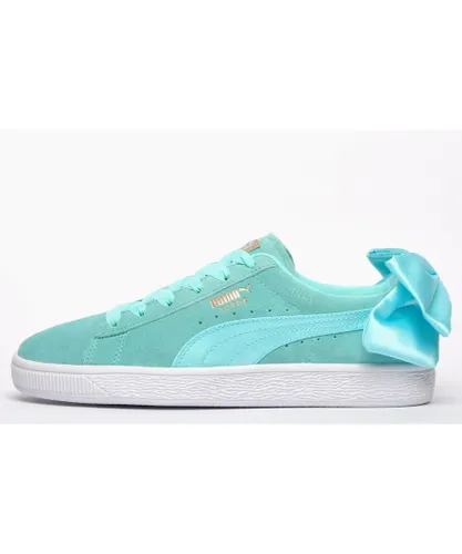 Puma Suede Bow Womens - Blue Leather (archived)