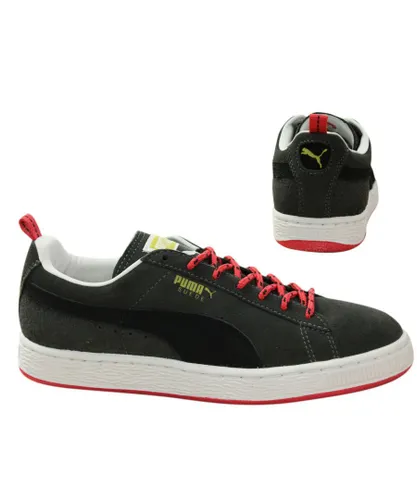 Puma Suede Classic Eco Trail Lace Up Mens Trainers Dark Shadow 354353 02 P3D - Black