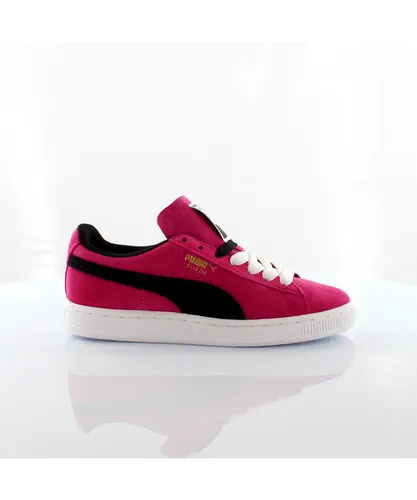 Puma Suede Classic Purple Leather Womens Trainers 355462 09