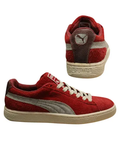 Puma Suede Classic Rugged Lo Casual Mens Distressed Red Trainers 355366 03 B51C
