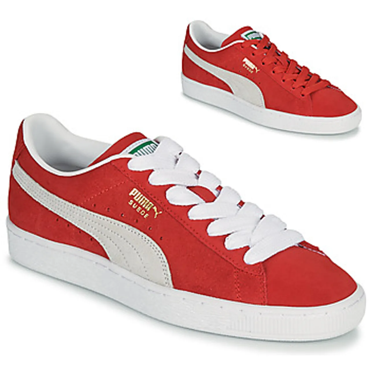 Puma  SUEDE  men's Shoes (Trainers) in Red