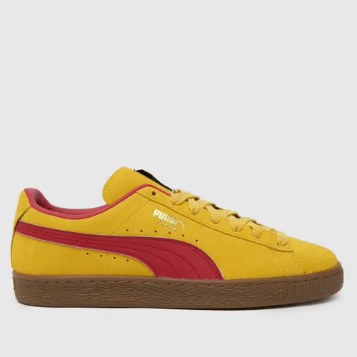 Puma Suede Terrace Trainers in Yellow