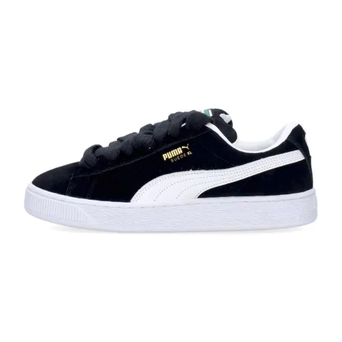Puma , Suede XL Black/White Sneakers ,Black male, Sizes: