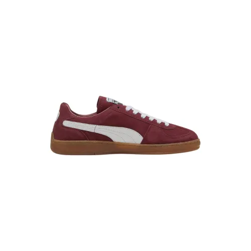 Puma , Super Team Suede Unisex Shoes ,Red male, Sizes: