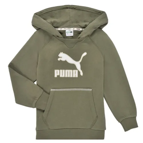 Puma  T4C HOODIE  boys's Children's sweatshirt in Kaki