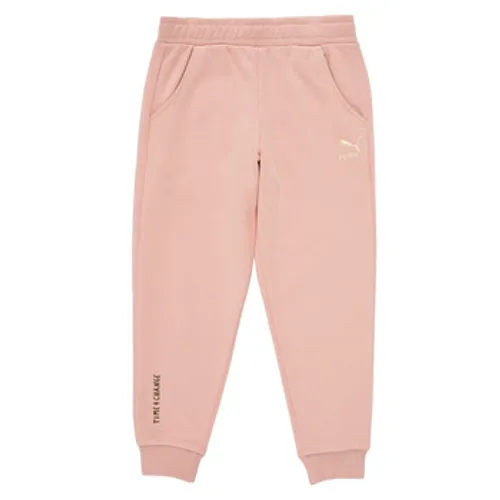 Puma  T4C SWEATPANT  girls's Children's Sportswear in Pink
