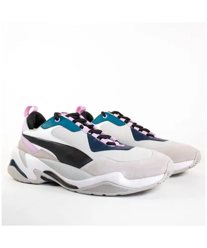 Puma Thunder Rive Gauche Womens Synthetic Lace Up Trainers 369452 01 - White