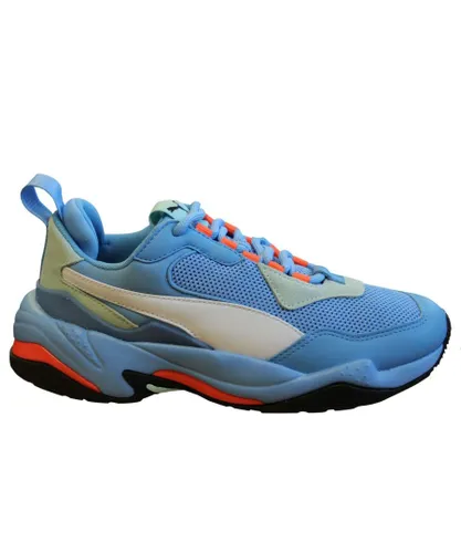 Puma Thunder Spectra Mens Trainers Blue Aqua Lace Up Running Shoes 367516 15 Textile