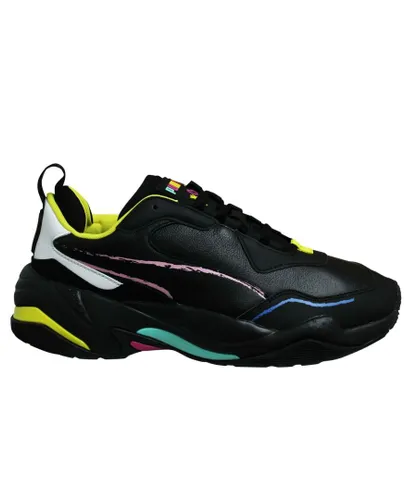 Puma Thunder x Bradley Theodore Black Leather Lace Up Mens Trainers 369394 01