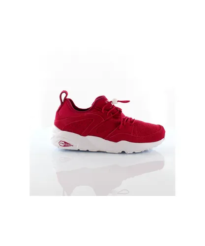 Puma Trinomic Blaze Of Glory Soft Slip On Toggle Red Mens Trainers 360101 09 Leather (archived)