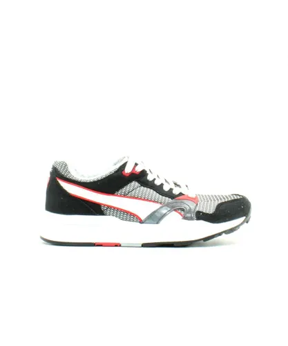 Puma Trinomic XT 1 Plus Black Lace Up Mens Trainers Running Shoes 355867 05