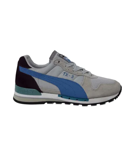 Puma TX-3 Low Top Leather Textile Lace Up Mens Running Trainers 341044 63 - Multicolour