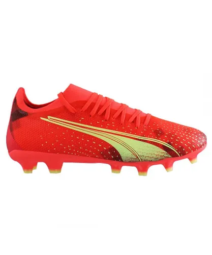 Puma Ultra Match FG/AG Red Mens Football Boots