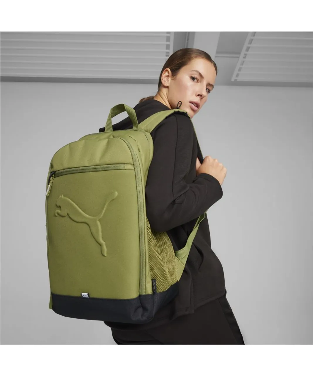 Puma Unisex Buzz Backpack - Green - One Size