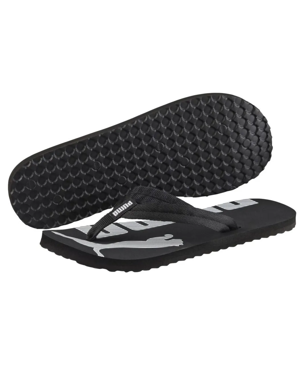 Puma Unisex Epic Flip v2 Sandals - Black Textile