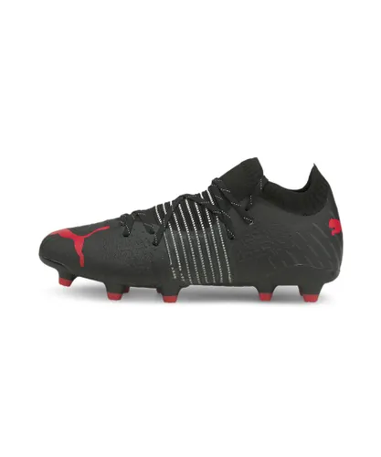 Puma Unisex FUTURE 1.2 FG/AG Football Boots - Black/Red