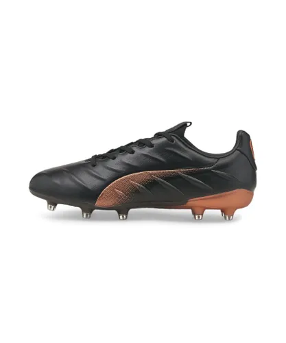 Puma Unisex KING Platinum 21 FG/AG Football Boots - Black Leather (archived)