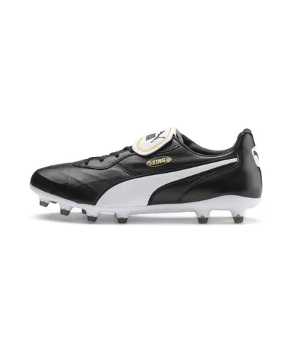Puma Unisex KING Top FG Football Boots - Black Leather