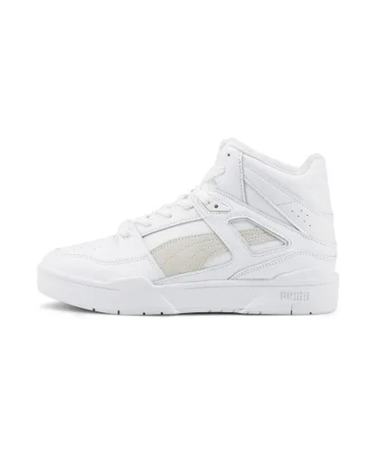 Puma Unisex Slipstream Hi Leather Sneakers - White