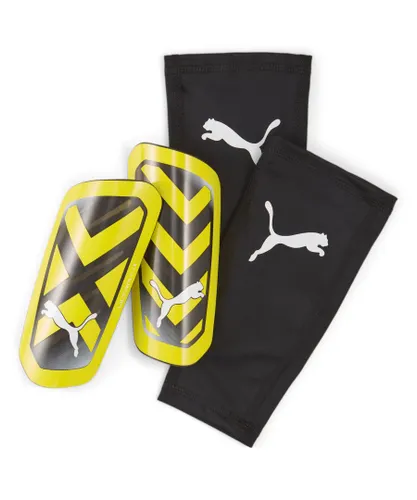 Puma Unisex ULTRA Flex Sleeve Football Shin Guards - Yellow