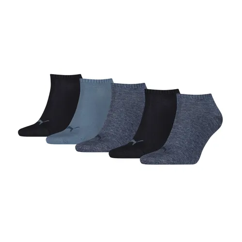 PUMA Unisex_Adult Plain Sneaker-Trainer Socks (5 Pack)
