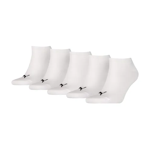 PUMA Unisex_Adult Plain Sneaker-Trainer Socks (5 Pack)