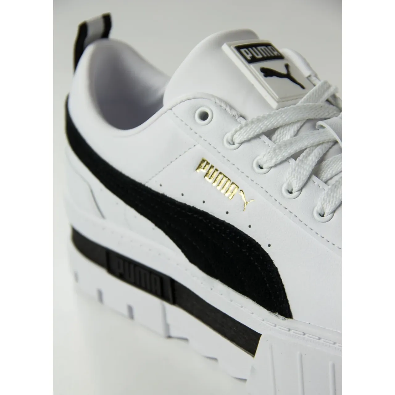 Puma , Urban Style Leather Sneakers ,White female, Sizes: