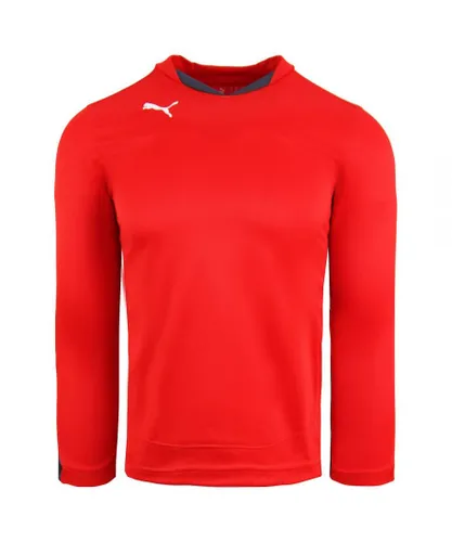Puma V5.08 Buffon Goalkeeper Shirt Long Sleeve Red Mens Top 700489 24
