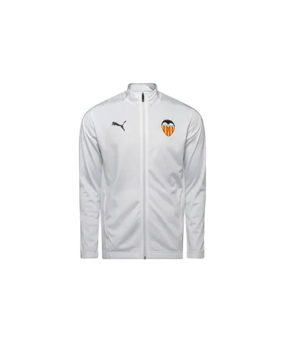 Puma Valencia CF Mens White Stadium Jacket