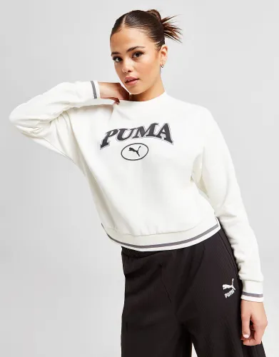 Puma Varsity Crew Sweatshirt - White - Womens