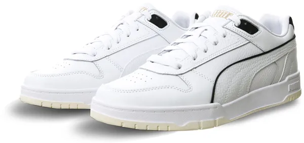 Puma White - Black - Team Gold Rbd Game Low Sneakers