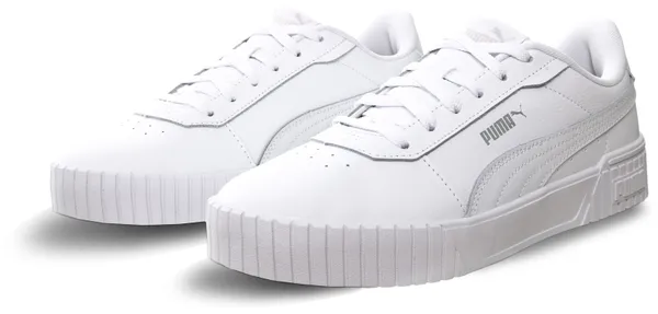 Puma White - Silver Carina 2.0 Sneakers