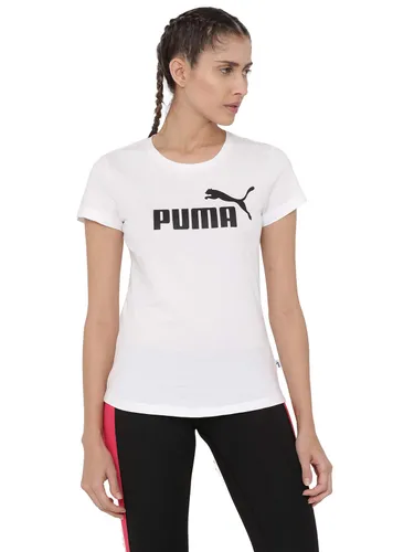 PUMA Women ESS Logo T-Shirt - White
