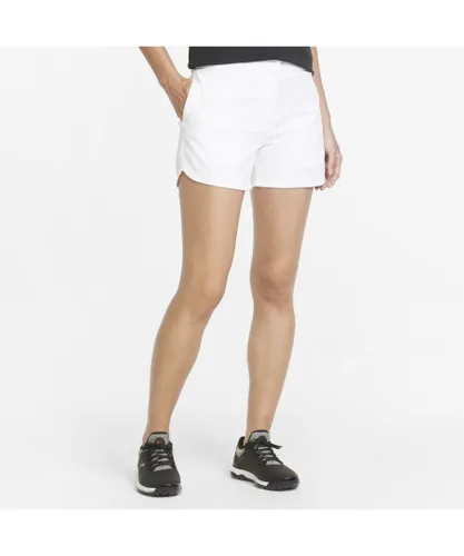 Puma Womens Bahama Golf Shorts - White