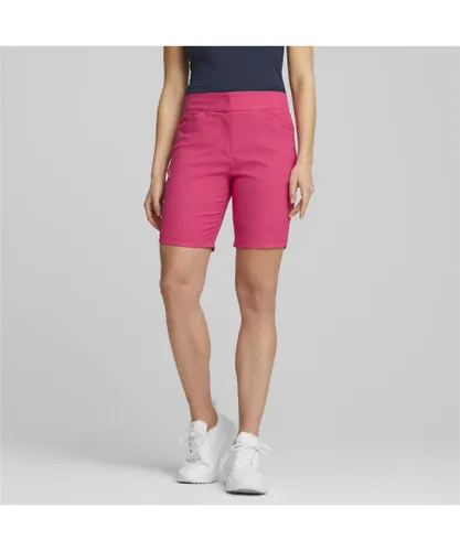 Puma Womens Bermuda Golf Shorts - Pink